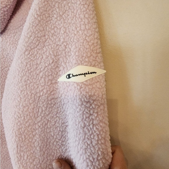 Champion fleece pink hoodie size womens medium - Picture 4 of 4